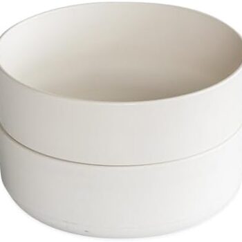 SouporSaladBowl,Setof2,White