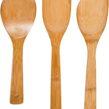 USA Cookware Spoon Set 3-Piece, Bamboo