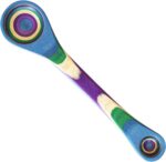 Totally Bamboo  Mumbai Collection 2-in-1 Wooden Measuring Spoon with Tablespoon and Teaspoon Measurements