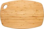Dishwasher Safe Cutting Board, 13.5" x 9" Reversible Bamboo Chopping Board | Lightweight Kitchen Prep Board for Vegetables, Meats, Cheese and More